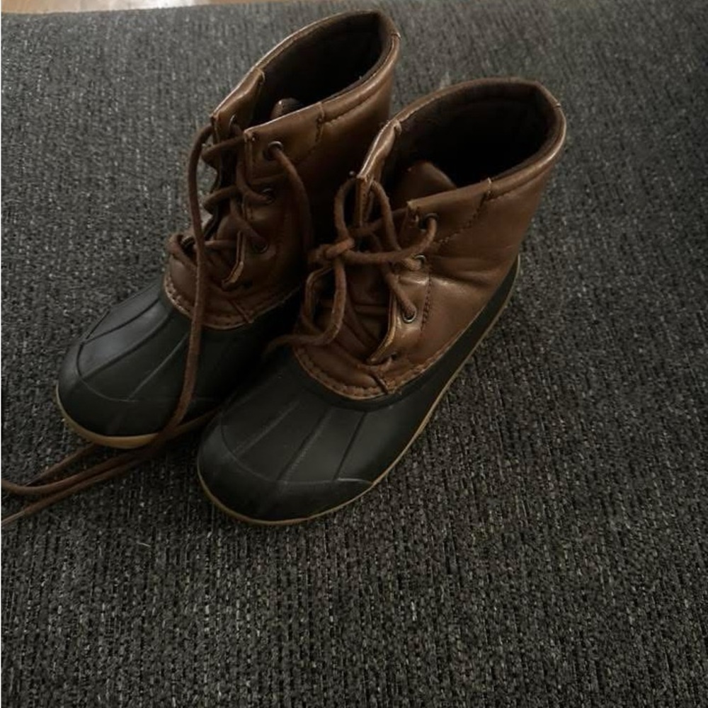 Sperry Kids Boots - Brown and Black